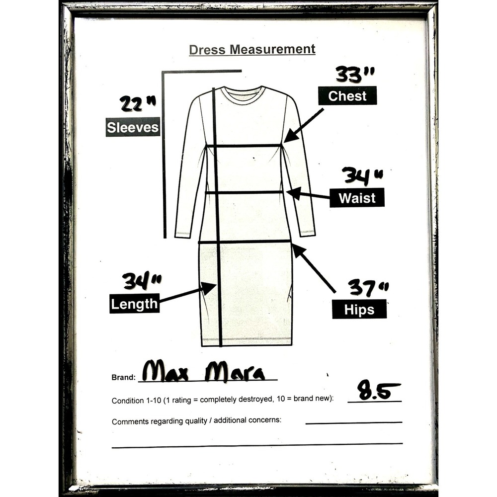 Max Mara Weekend Size 2 Tassel Printed Colorblock 3/4 Sleeve Shift Dress Short - Picture 2 of 8